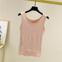 德绒背心女秋冬新款无痕保暖吊带内搭双面加绒加厚发热内穿打底衫 臻依缘