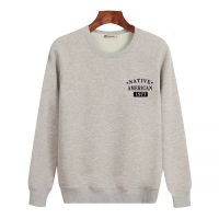 男士秋冬加绒加厚套头卫衣加肥加大码宽松百搭青年保暖潮流外套潮 臻依缘