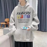 秋季卫衣男韩版潮流学生宽松连帽套头加绒ins外套男士潮牌秋冬款 臻依缘