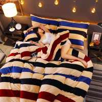 珊瑚绒被套单件法兰绒被罩法莱绒冬季毛绒加厚毛毛单双人保暖被套澜思呢