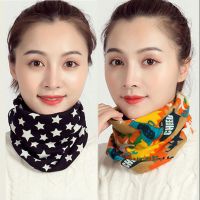 围脖女套头小围巾纱巾口罩脖套韩版护颈丝巾秋冬骑行F风假领子 臻依缘