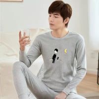 初高中学生青少年秋衣秋裤套装男士加绒加厚印花F寒保暖内衣 臻依缘