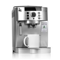 德龙Delonghi全自动咖啡机奶泡机 豆粉两用 意式全自动打奶泡ECAM22.110.SB银色