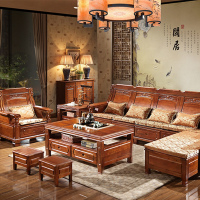 天惠子实木沙发香樟木现代新中式简约小户型客厅家具