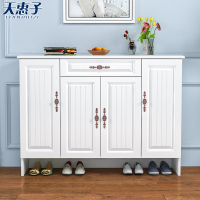 天惠子 鞋柜 欧式木质进门鞋柜家用门口大容量现代中式门客厅柜经济型收纳鞋柜