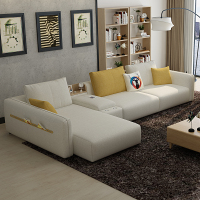 天惠子 沙发 布艺沙发组合现代简约大小户型客厅海绵乳胶布艺沙发