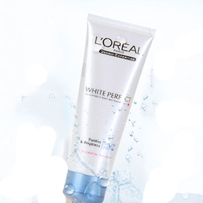 loreal欧莱雅雪颜复颜抗皱去角质保湿补水洁面膏女士洗面奶100ml