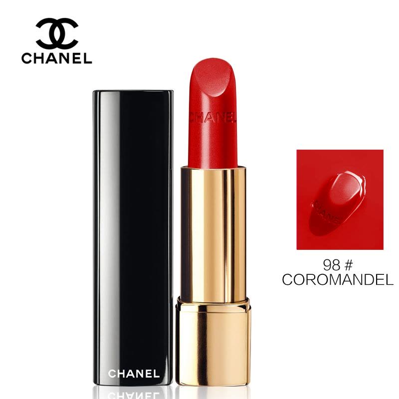 Chanel/香奈儿炫亮魅力丝绒唇膏水亮口红3.5g 98#COROMANDEL图片