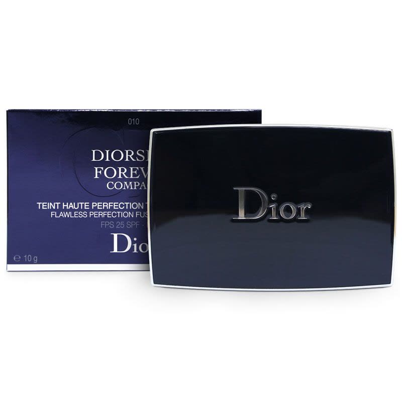 Dior迪奥CD 凝脂恒久钻肌粉饼10g SPF25 保湿遮瑕打造无暇美肌 020#图片