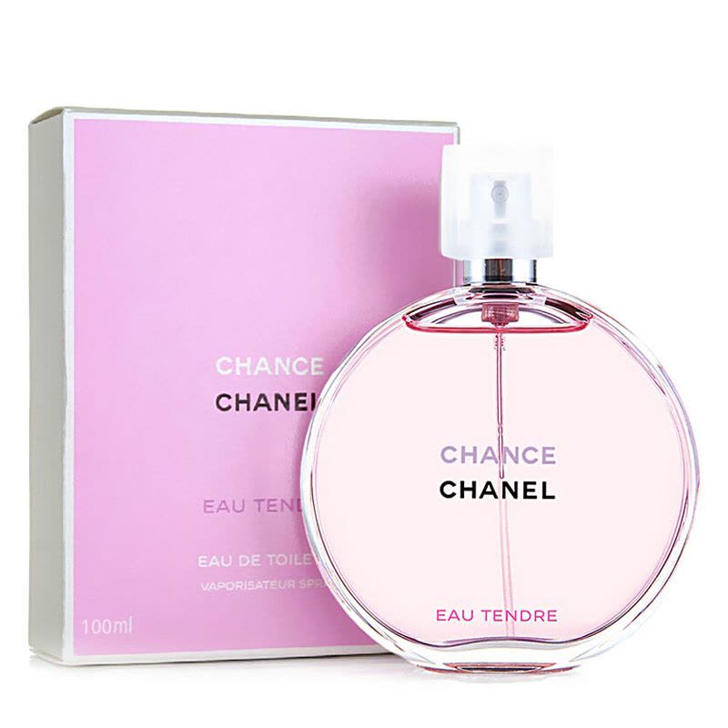 Chanel香奈儿Chance邂逅机遇女士淡香水 粉色柔情邂逅100ml 发香喷雾 情人节生日礼物图片