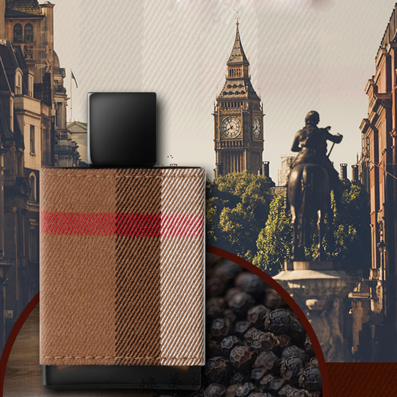 burberry博柏利巴宝莉新款伦敦布格男士持久淡香水100ml情人节生日