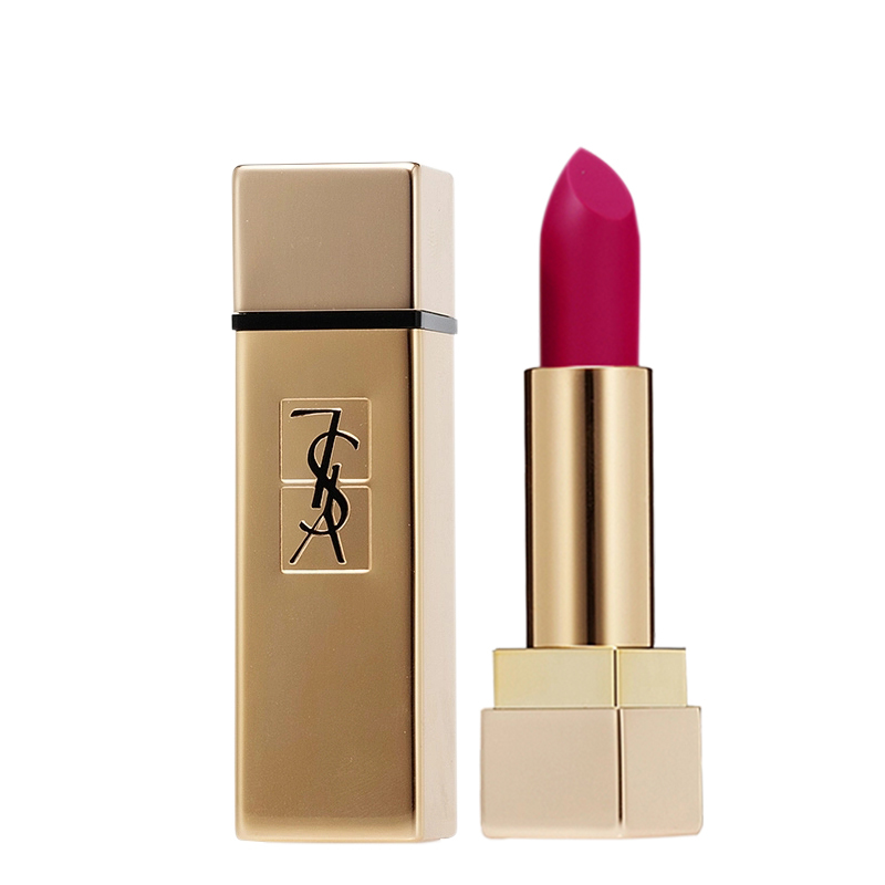 ysl圣罗兰持久滋润保湿迷魅方管唇膏口红润唇膏体验装小样208洋气玫红