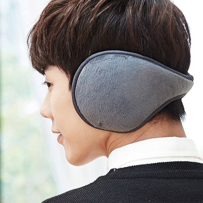 护耳套耳朵套耳包冬天毛绒耳罩男士冬季后戴式保暖耳捂