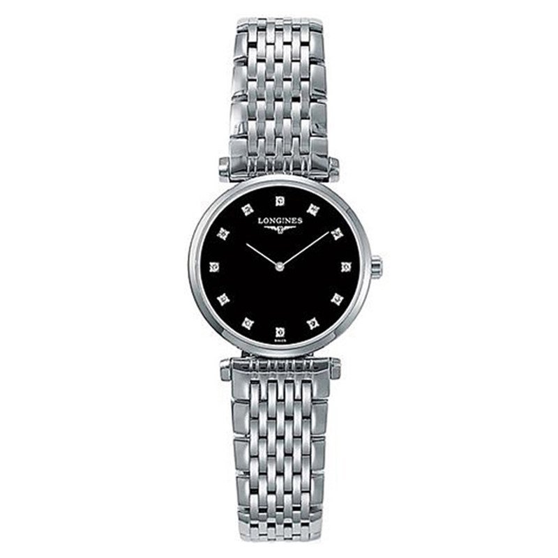 浪琴longines手表嘉岚系列时尚女表时尚钢带镶钻石英女表优雅女士手表