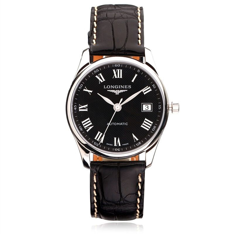 瑞士浪琴longines手表名匠系列全自动机械皮带男表l25184517