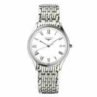 浪琴(TISSOT)瑞士手表 律雅系列 时尚 休闲 石英男士手表 商务 正装 石英 钢带 男表L4.759.4.11.6