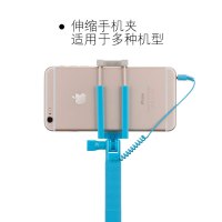 摩米士(MOMAX) 蓝牙自拍杆 旅游自拍神器 一体式折叠自拍杆苹果三星安卓手机 Selfie Mini蓝色