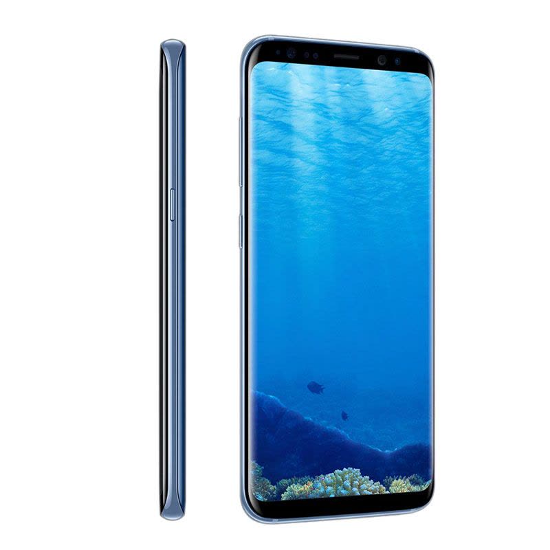 三星(SAMSUNG) Galaxy S8+ 4G+64G 港版 全网通双卡双待智能手机4G手机蓝色图片