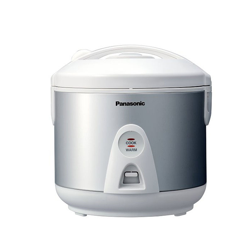 松下(Panasonic) SR-TEM18电饭煲乐声西施电饭锅家用蒸煮锅炖汤煮粥1.8L(国内5L)水晶银