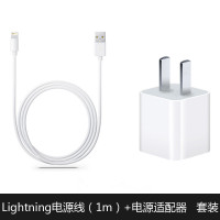 Apple苹果原装充电器iPhoneX/7Plus/8Sx 6 插头max充电头5W 正品线充套装(数据线+充电器)