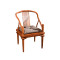 摩纳小镇 新中式红木餐椅 刺猬紫檀书椅餐椅 明清古典休闲椅 新红木餐椅