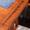 摩纳小镇 新中式红木书桌刺猬紫檀实木办公桌文案台书房书法桌家具 现代中式红木书桌木质书房家具