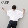 ZARP西西里男装17/SS潮男韩版夏季宽松oversize短袖蝙蝠衬衫休闲衬衣