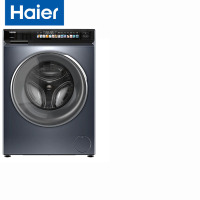 海尔(Haier)滚筒洗衣机全自动10kg大容量 超薄直驱精华洗晶彩宽屏智慧洗智能投放 EG100BD176PRO