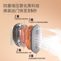 飞利浦(PHILIPS) 家用熨烫机电熨斗 不占地免收纳 增压蒸汽 手持挂烫机 桃汽包 挂烫标杆 STE0850/50