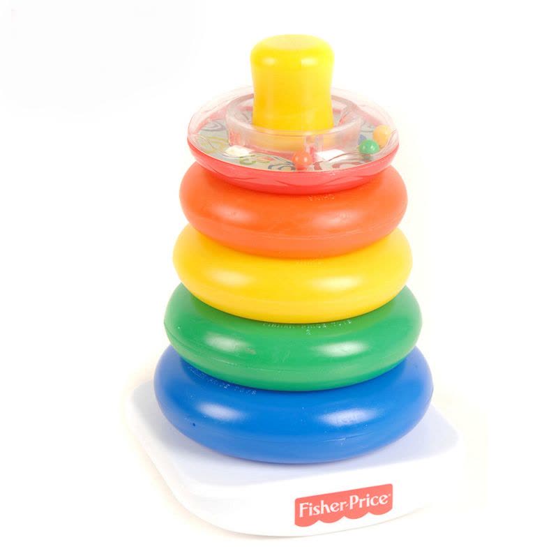 费雪Fisher-Price 玩具彩虹套圈 层层叠 叠叠乐儿童玩具 彩虹圈图片