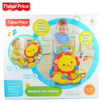 费雪Fisher Price 声光狮子手推车学步车Y9854