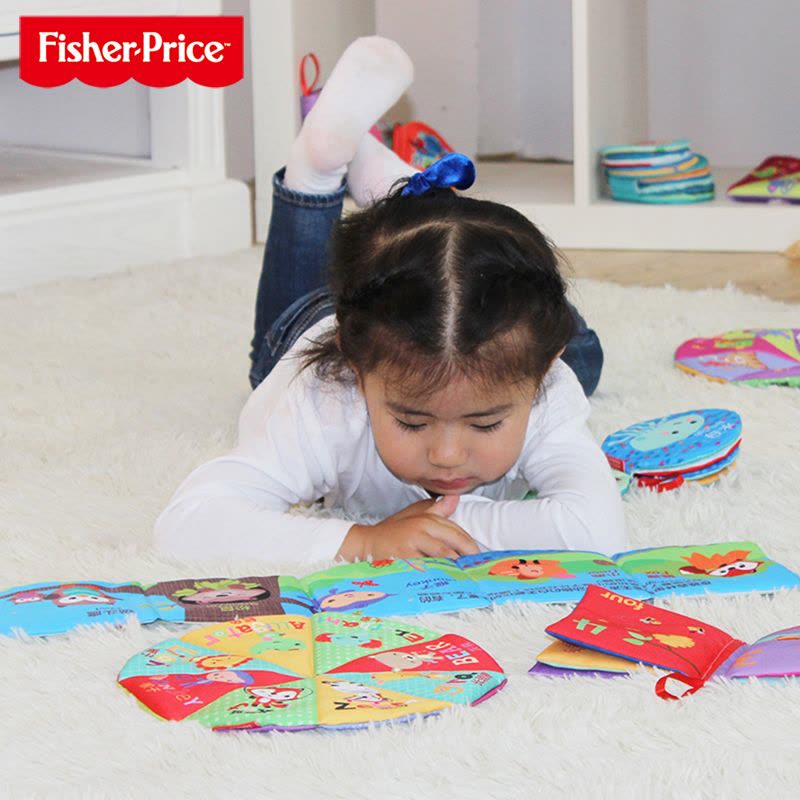 费雪布书早教婴儿6-12个月宝宝益智撕不烂立体书儿童玩具0-1-3岁F0811图片