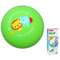 费雪拍拍球8寸拍拍球送打气筒充气球玩具球幼儿园礼品踢踢球