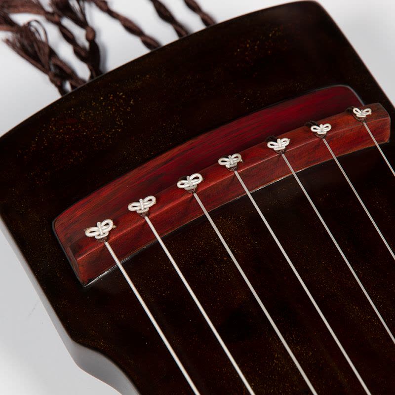 古琴经典纯生漆仲尼款古琴 百年老杉木精品音色好赠送大礼包图片