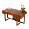 龙森家具 新中式实木红木书桌电脑桌书架刺猬紫檀办公写字台婚房家具