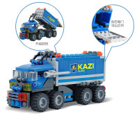 开智百变卡车兼容乐高积木6岁以上儿童玩具7拼装塑料卡车8益智组装货车玩具smzdm