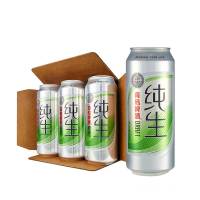 青岛啤酒(TSINGTAO)纯生8度500ml*12罐 整箱装 官方直营