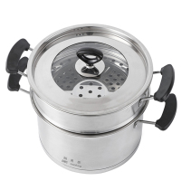 铂美思(PLATINUM BEAUTY)铂曼系列不锈钢厨房烹饪锅具组合可单选