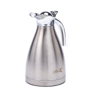 三盛科技咖啡壶304不锈钢内胆保温壶保温瓶1.5L双层真空壶