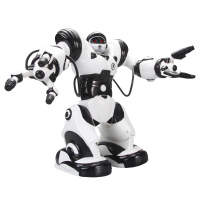 佳奇JIA QTT323+罗本艾特四代 可充电电池 对战跳舞唱歌讲英语 电动无线遥控遥控 可编程儿童智能玩具机器人
