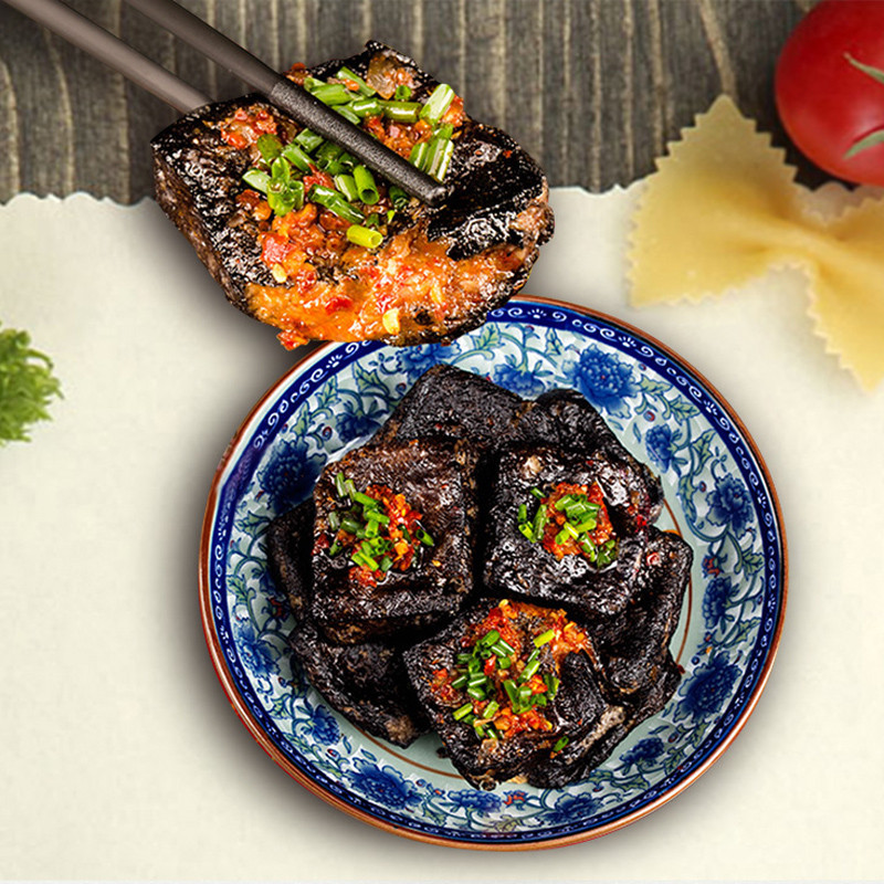 邬辣妈 长沙臭豆腐蒜蓉味20gx20小包整盒 湖南特产零食小吃400g豆干