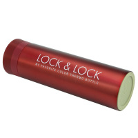 乐扣乐扣（LOCK&LOCK）便携情侣杯 304不锈钢马克保温保冷杯350ml 红色 LHC9016R 简约真空保温杯