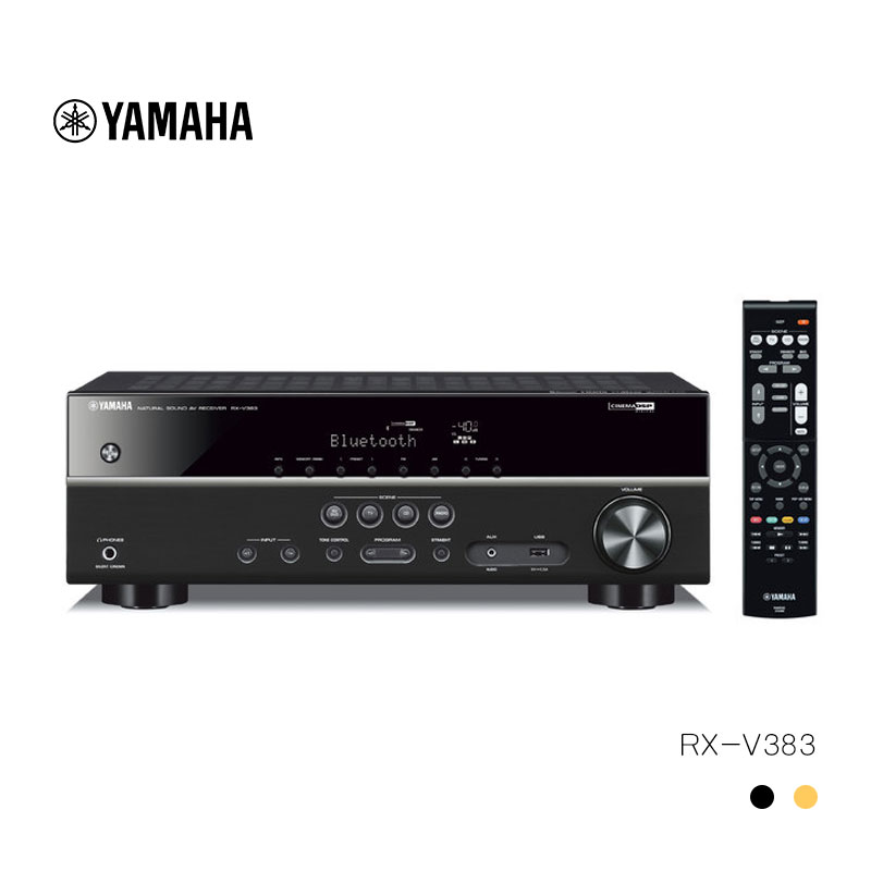 Yamaha/雅马哈 RX-V383 数字5.1蓝牙 USB收音 黑色换385补差链接,拍下无效 不是商品链接