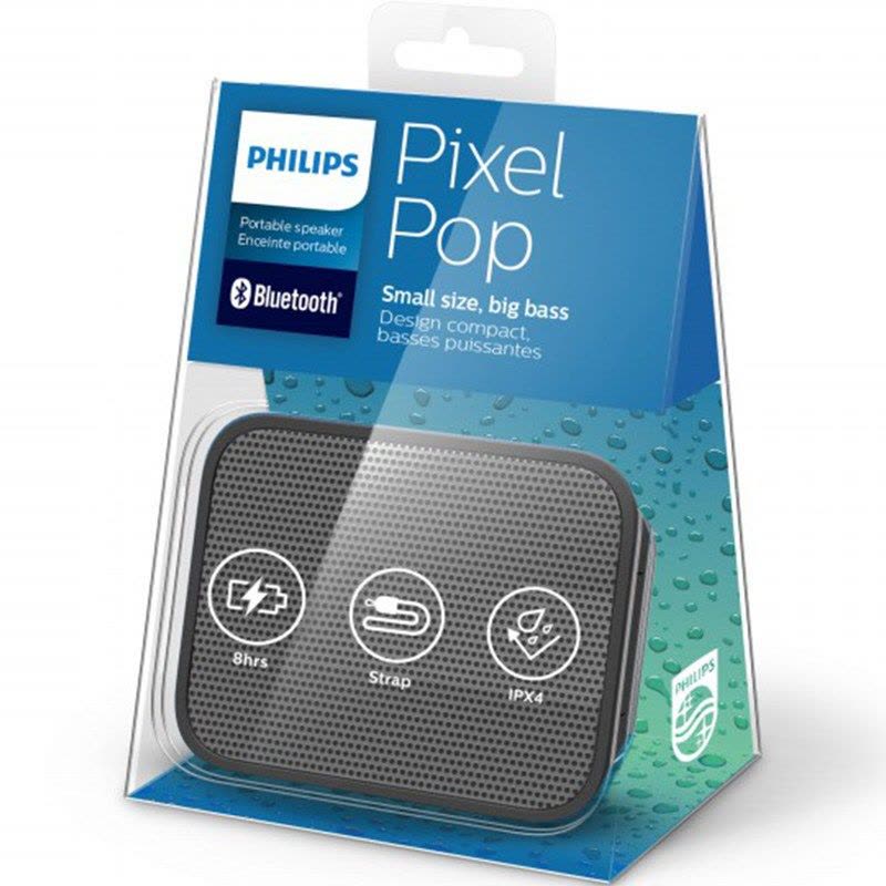 Philips/飞利浦 BT110音箱迷你便携手机低音炮小音响户外图片