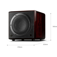 Hivi/惠威 H10 SUB有源木质重低音炮音箱配与 H4 H5 组合5.1环绕家庭影院音响