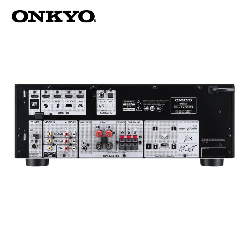 Onkyo/安桥 TX-SR373 5.1声道家用AV影院系统功放蓝牙图片