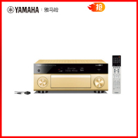 雅马哈(YAMAHA) RX-V1083 家庭影院影音AV蓝牙功放4K全景声7.1声道多声道功放 金色