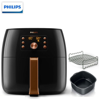 飞利浦(Philips)空气炸锅HD9860/91 家用第三代无油多功能大容量电炸锅带菜单智能感应