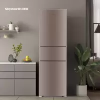 创维(Skyworth) 192升冰箱  典雅棕 名牌压缩机超强制冷管 四维均冷机械控温 节能保鲜省电低音
