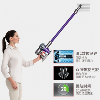 戴森(Dyson) V6 Motorhead 6吸头 无线手持吸尘器 家用除螨除尘 325W 0.4L可拆式尘桶